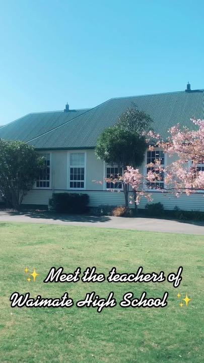 Meet the Teachers of Waimate High School